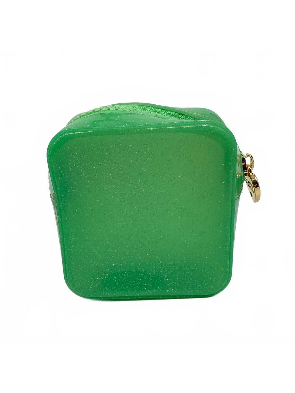 Stoney Clover Lane Jelly Zip Pouch Green Rubber Clutch | OS Regular
